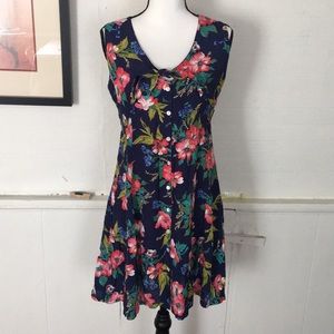 GAP Hawaiian Print Button Down Dress